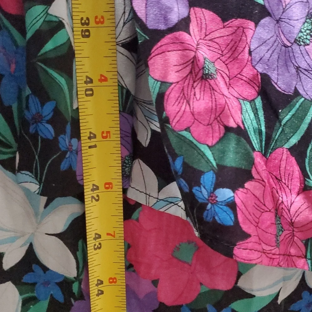 Swimsuits For All Chloe Tie-Front Swim Cover Up Duster Size 22/24 Floral Belted